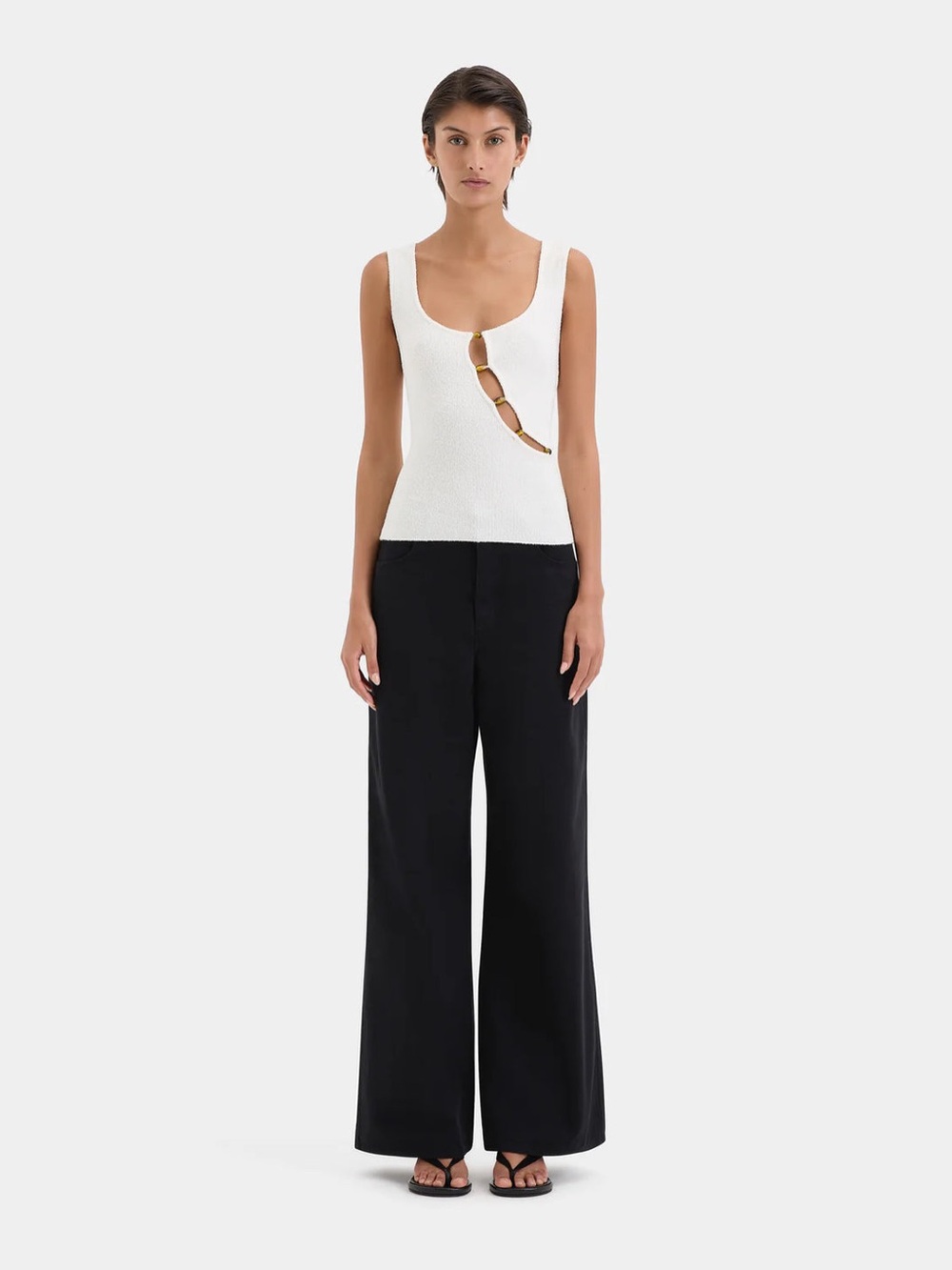 Sir the Label - CHIARA BEADED TANK - Picture 2 of 7